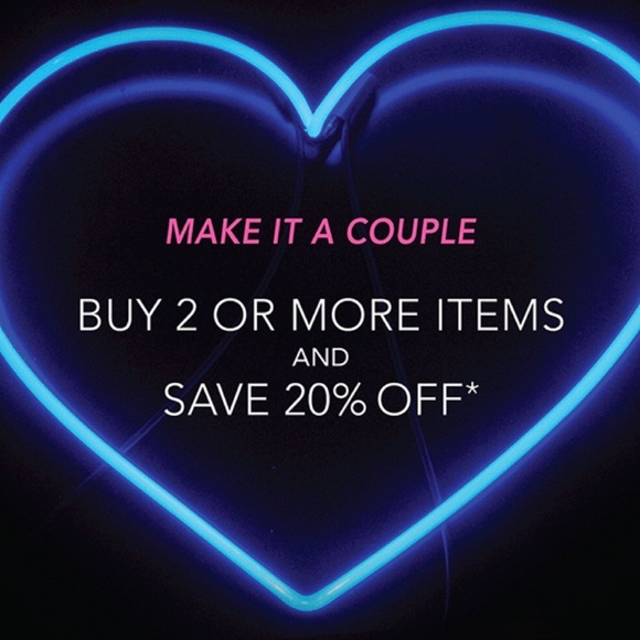 New Stainless Steel Forever Love Wedding Band Set - Picture 10 of 10